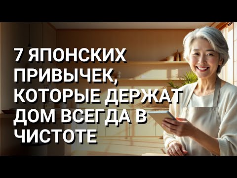 Видео: 7 японских привычек для всегда безупречного дома