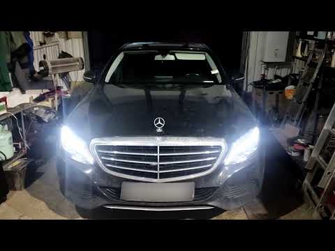 Видео: Mercedes-Benz C-class 2014 (W205) Остановите а/м Включите передачу P #motostroY #автодиагностика