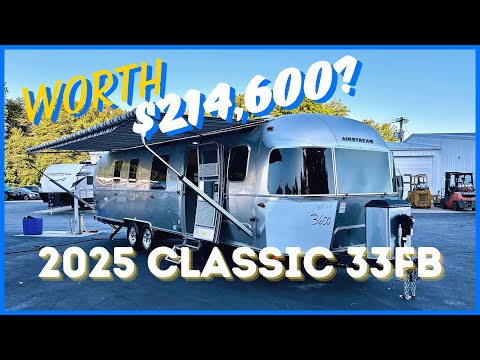 Видео: Самый длинный роскошный трейлер Airstream! — Airstream Classic 33FB Twin Bed 2025 года