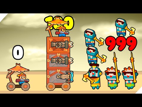 Видео: ЭВОЛЮЦИЯ МАШИНЫ ДЛЯ БИТВЫ ПРОТИВ ПИЩЕРНЫХ ЖИТЕЛЕЙ! TDS - Tower Destiny Survive