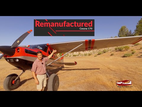 Видео: Восстановленный Cessna 170B с инжекторным двигателем Lycoming 360 и множеством усовершенствований.