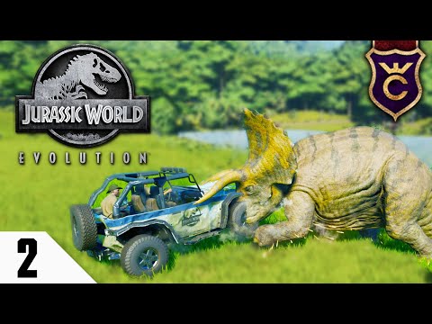Видео: НАПАДЕНИЕ ДИНОЗАВРА! ∎ #2 ∎ Jurassic World Evolution Прохождение