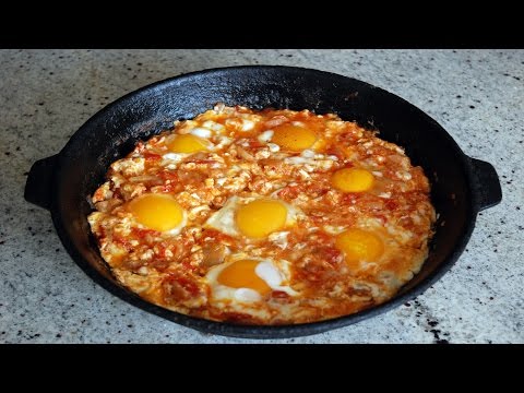 Видео: САМАЯ ВКУСНАЯ ЯИЧНИЦА с ПОМИДОРАМИ - ШАКШУКА! Выпуск №28