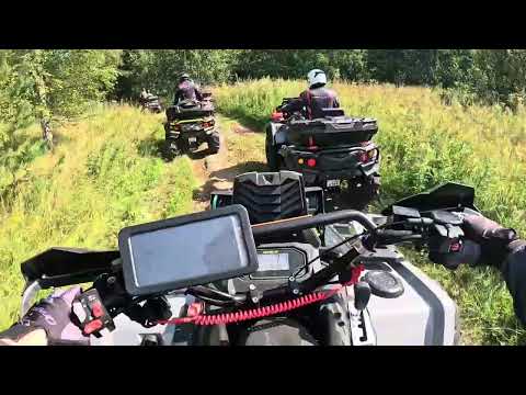 Видео: Квадропоход с палатками на Stels Guepard 800 2.0