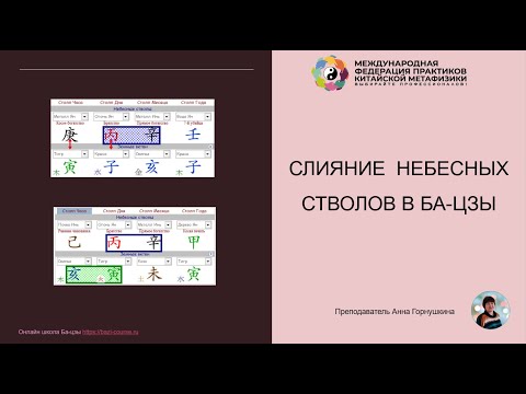 Видео: Слияние небесных стволов в Ба-цзы