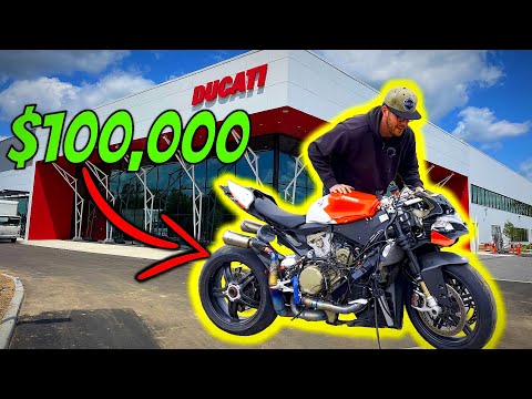 Видео: Забираю с аукциона разбитый Ducati Superleggera для @CJMediaOfficial