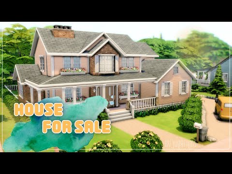 Видео: Дом на продажу💸│Строительство│House for sale│SpeedBuild│NO CC [The Sims 4]