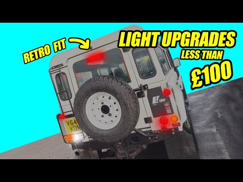 Видео: Установка стоп-сигнала верхнего уровня и фар NAS spec на ранний Defender