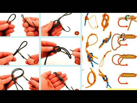 Видео: Рыболовные узлы на все случаи жизни Поплавок, спиннинг,донка.