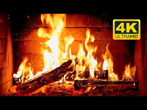 Видео: Новогодний Камин 4K 🔥 Уютный камин со звуками горящих дров