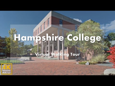 Видео: Хэмпширский колледж (Hampshire College) - виртуальная пешеходная экскурсия [4k 60fps]
