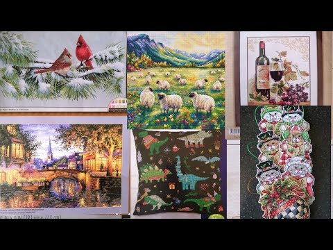 Видео: 67.Будни/Осенью летний старт/Кардиналы/Вино/Мережка/Динозавры/Оформленные игрушки 