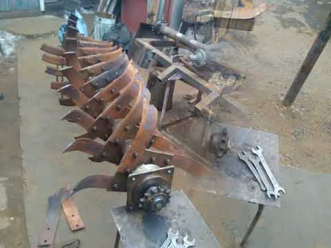 Видео: Самодельная почвофреза