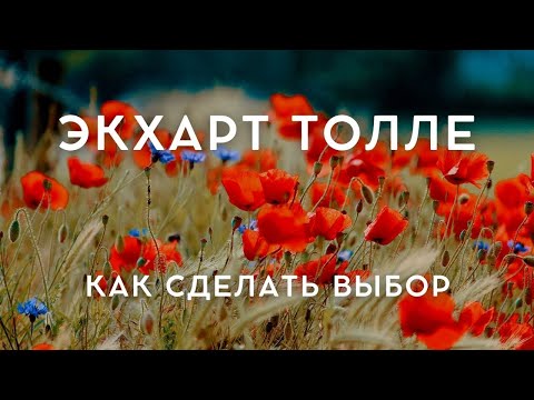 Видео: Экхарт Толле - НА ЧТО ОПИРАТЬСЯ, ЧТОБЫ СДЕЛАТЬ ВЫБОР [Лекции 01] Nikosho
