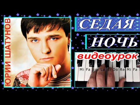 Видео: СЕДАЯ НОЧЬ~Ю.Шатунов~Л.Май_УРОК синтезатор_текст аккорды_Am📥 скачать демо стиль для KORG Pa🎹