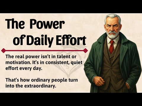 Видео: 💪 Сила ежедневных усилий 🌱 | 📖 Оцениваемый читатель | 🎧 Практика аудирования английского языка | ...