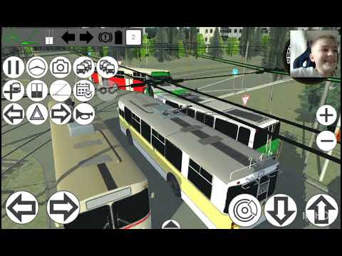 Видео: играем в микро троллейбус Simulator