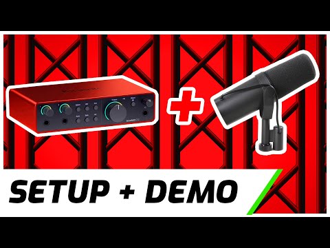 Видео: Focusrite Scarlett 2i2 и Shure SM7B | Настройка и демонстрация