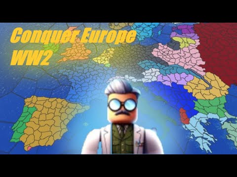 Видео: ✅ЗАХОПИВ пів ЄВРОПИ | В | CONQUER EUROPE WW2 | ROBLOX✨