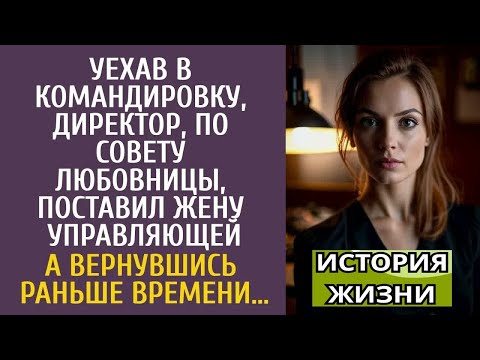 Видео: Уехав в командировку, директор, по совету любовницы, поставил жену управляющей… А вернувшись раньше…
