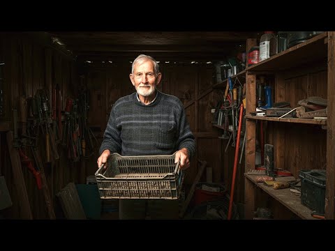 Видео: Сельский дед удивил! Шикарная идея из старого пластикового ящика