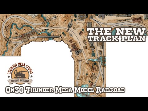 Видео: Обновление плана железнодорожных путей Thunder Mesa | Модель железной дороги Thunder Mesa On30