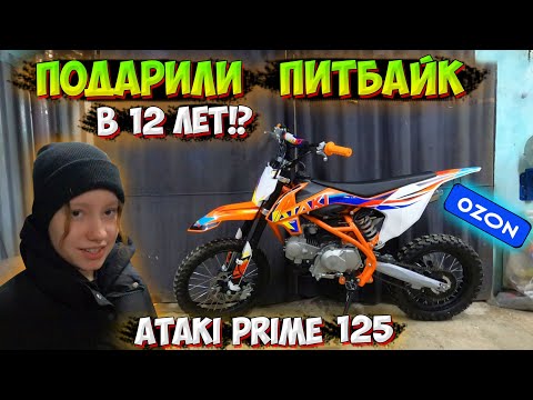 Видео: КУПИЛА ПИТБАЙК на OZON!? ATAKI PRIME 125 СБОРКА и ПЕРВЫЙ ЗАПУСК!