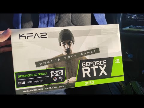 Видео: Обзор видеокарты KFA2  GEFORCE RTX 3050 x black