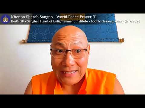 Видео: Кенпо Шераб Зангпо   Молитва о мире ч 1