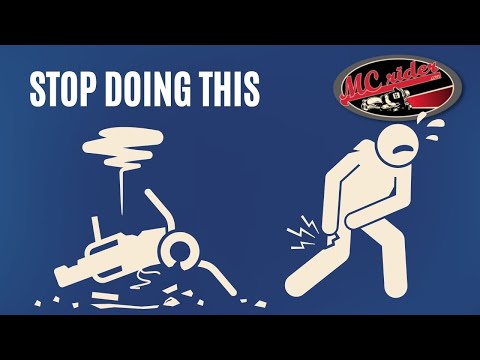 Видео: Три самые большие ошибки при езде на мотоцикле на низкой скорости