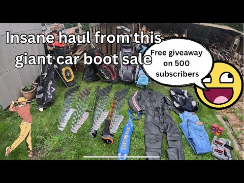 Видео: Невероятная удача с этой гигантской распродажи из багажника автомобиля 👌