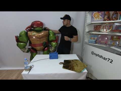 Видео: Как правильно надувать фольгированные  шары и ходячие фигуры,  бизнес на воздушных Шарах