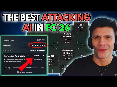Видео: ЛУЧШАЯ ФОРМАЦИЯ META 41212 И СПЕЦИАЛЬНЫЕ ТАКТИКИ ДЛЯ УСИЛЕНИЯ ВАШЕГО АТАКУЮЩЕГО ИИ! 🔥 | FC 26 Ult...