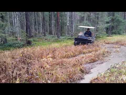 Видео: Самодельный гусеничный вездеход