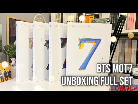 Видео: BTS 'MAP OF THE SOUL 7' full set | Unboxing | Обзор | Распаковка | Анбоксинг