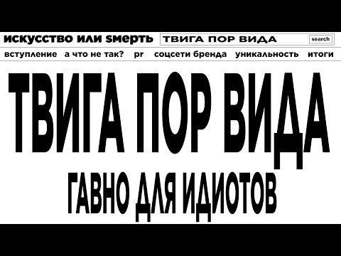 Видео: ТВИГА ПОР ВИДА или почему русский стритвир ужасен