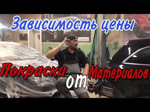 Видео: Стоимость Покраски Авто.[зависит ли сильно от материалов].