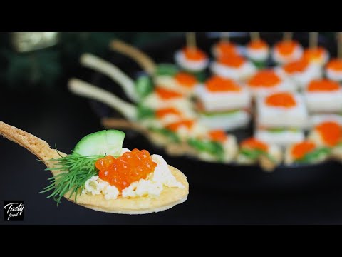 Видео: Три Отличные Идеи КАК ПОДАТЬ КРАСНУЮ ИКРУ на Праздничный Стол!