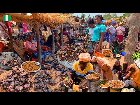Видео: День сельского африканского рынка в Каво, Нигерия 🇳🇬 Западная Африка