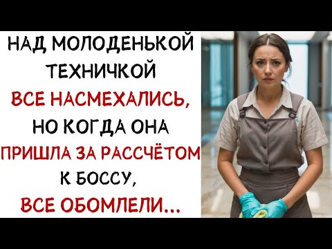 Видео: 31 Над уборщицей Асей все насмехались в офисе, а когда она пришла за рассчётом, все    ИСТОРИИ ИЗ ЖИ