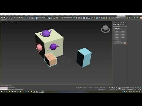 Видео: Манипуляция объектами в 3ds max