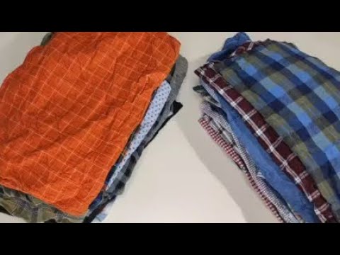 Видео: Лот 1276 Рубашки Мужские Зима Германия ПРЕМИУМ 1210ркг 11,2кг 38ед