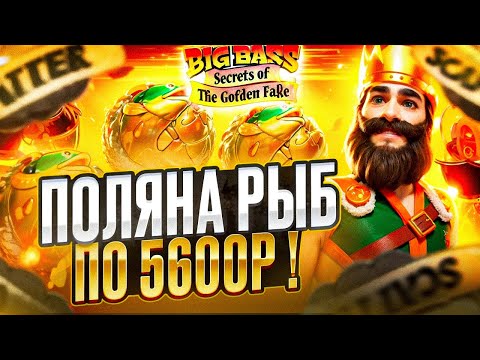 Видео: СЛОВИЛ ПОЛЯНУ РЫБ ПО 5000Р В СЛОТЕ BIG BASS GOLDEN LAKE! ВЫБИЛ БОНУС ЗА 500.000Р / ЗАНОСЫ НЕДЕЛИ!