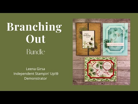 Видео: Три идеи для набора «Разветвляющийся» от Stampin’ Up!®