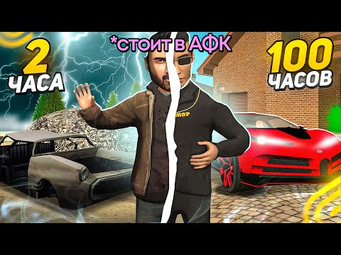 Видео: ЧТО ЕСЛИ ПРОСТОЯТЬ 100 ЧАСОВ В АФК НА ГРАНД МОБАЙЛА - КАК ЗАРАБОТАТЬ СТОЯ В АФК НА GRAND MOBILE