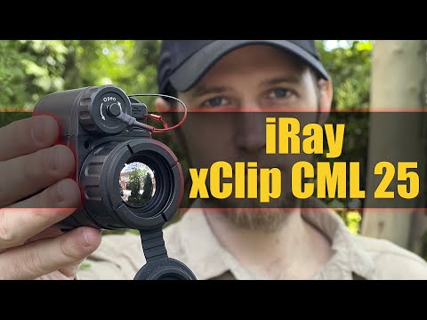 Видео: Тепловизионная насадка iRay xClip CML 25! Из оптического прицела в тепловизор одним движением.