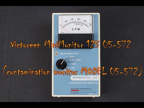 Видео: Victoreen MiniMonitor 125 05-572 (contamination monitor MODEL 05-572). Еще один вариант.