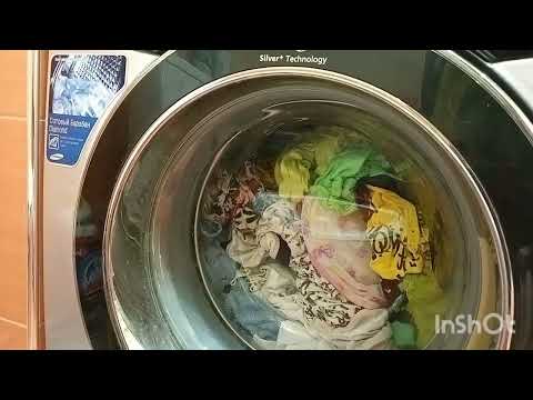Видео: продолжение стирка Samsusng DIAMOND 6 .kg wf9592QR хлопок 40. 1200 2/2