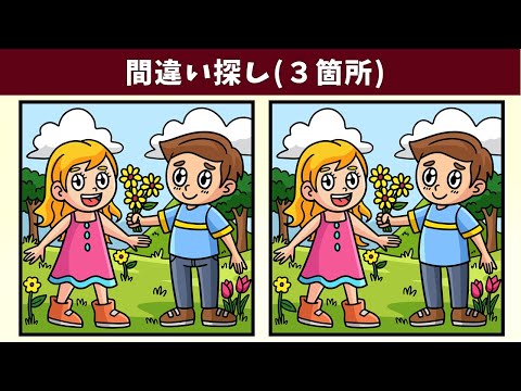 Видео: Найдите 3 отличия | Иллюстрация Версия #1060