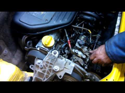 Видео: Стук форсунки дизельного двигателя.Рено кенго 1.9